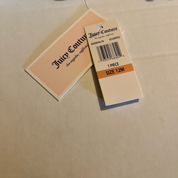 Juicy Couture 12 mos 1 piece blue NEW WITH TAGS - Picture 2 of 8
